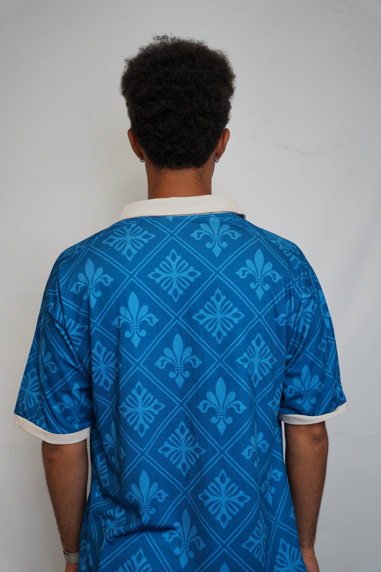 France Blue Football Polo