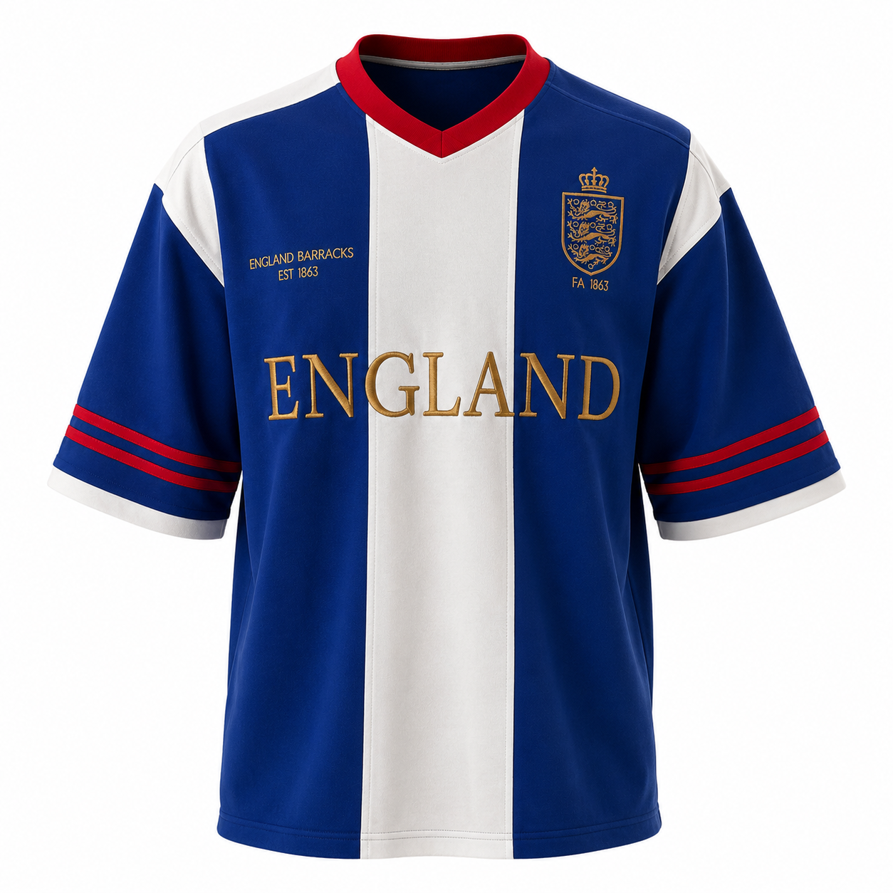 England Striped Crewneck