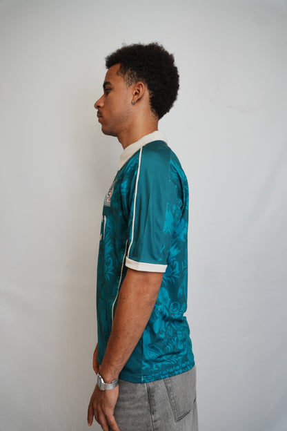 México Teal Football Polo