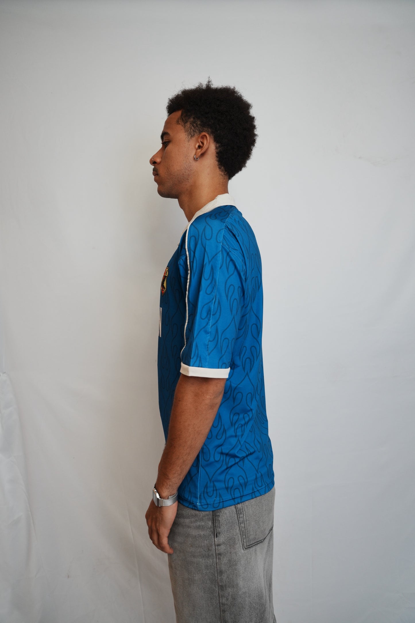 Japan Blue Football Polo