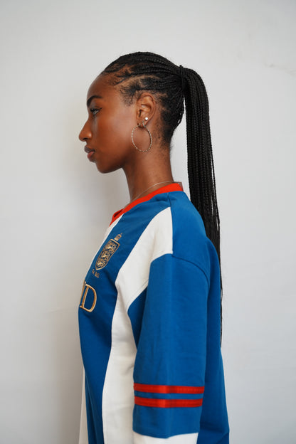 England Striped Crewneck