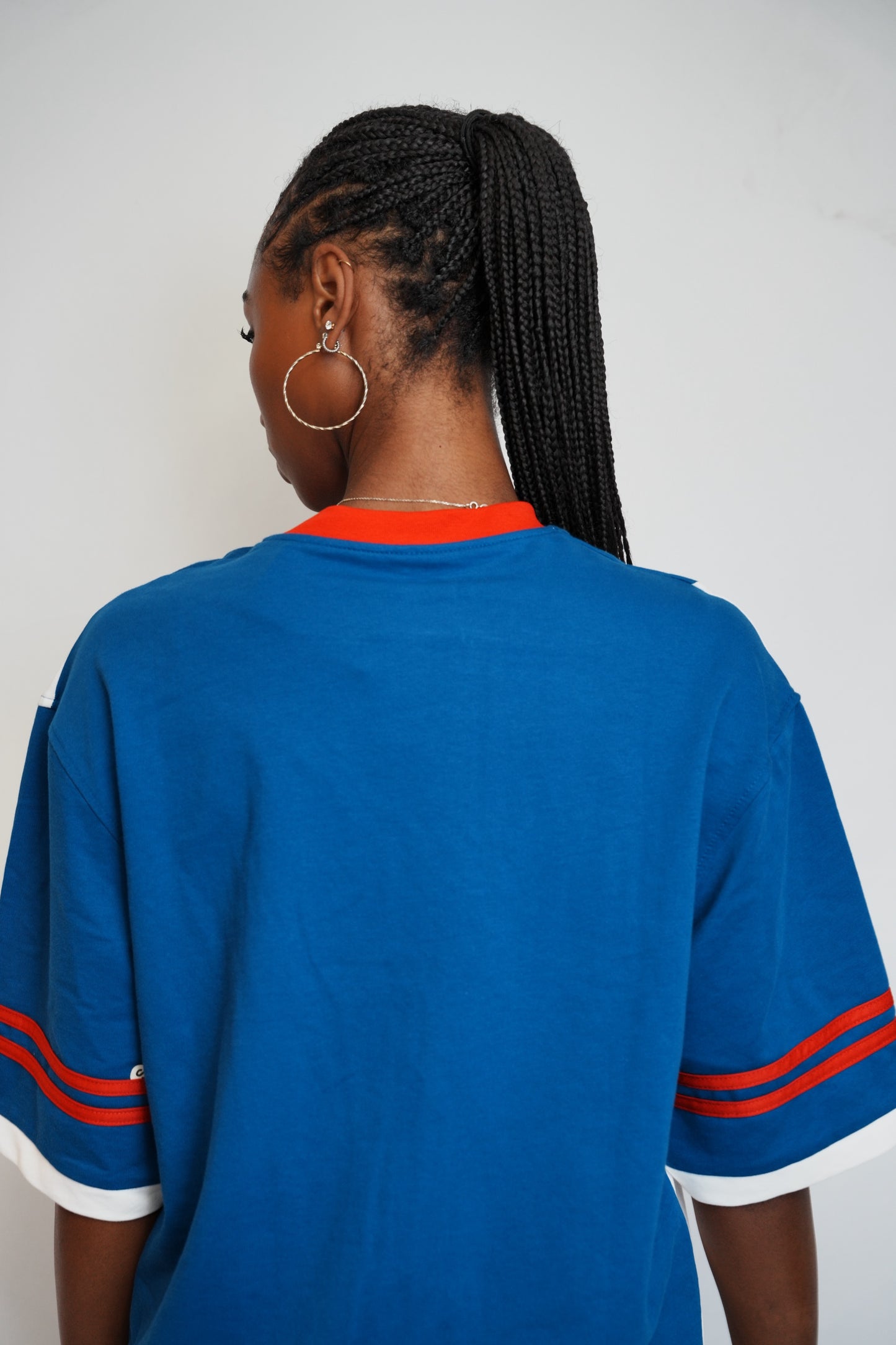 England Striped Crewneck