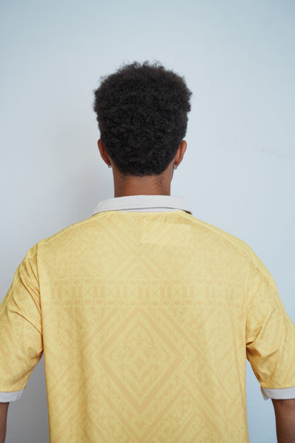 Brasil Yellow Football Polo