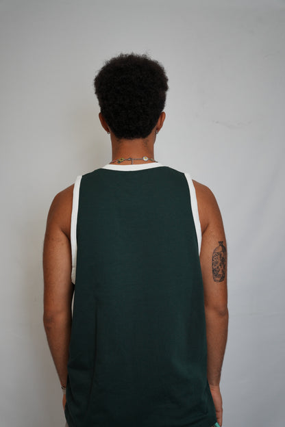 Brasil Green Football Tank Top