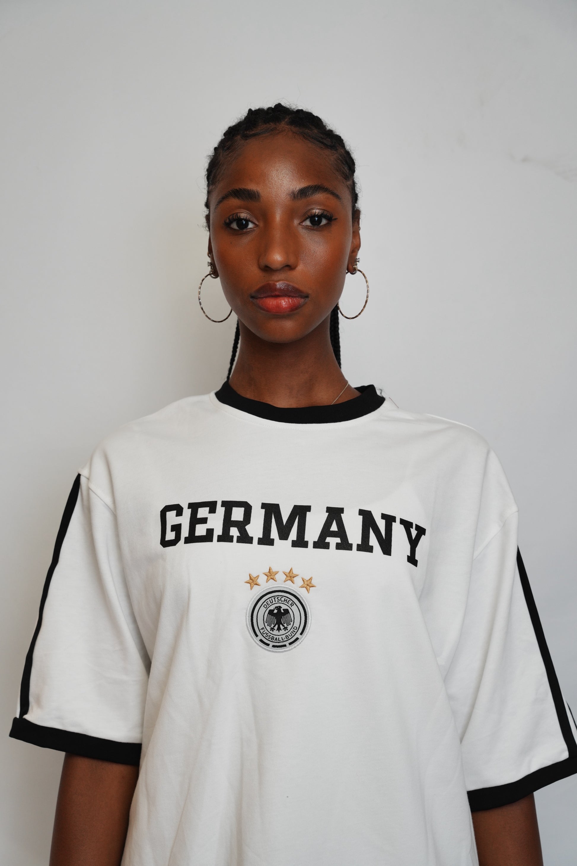 Germany Crewneck White Football Sweatshirt - Offside NY