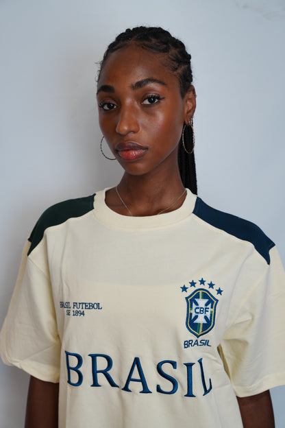 Brazil Yellow Crewneck
