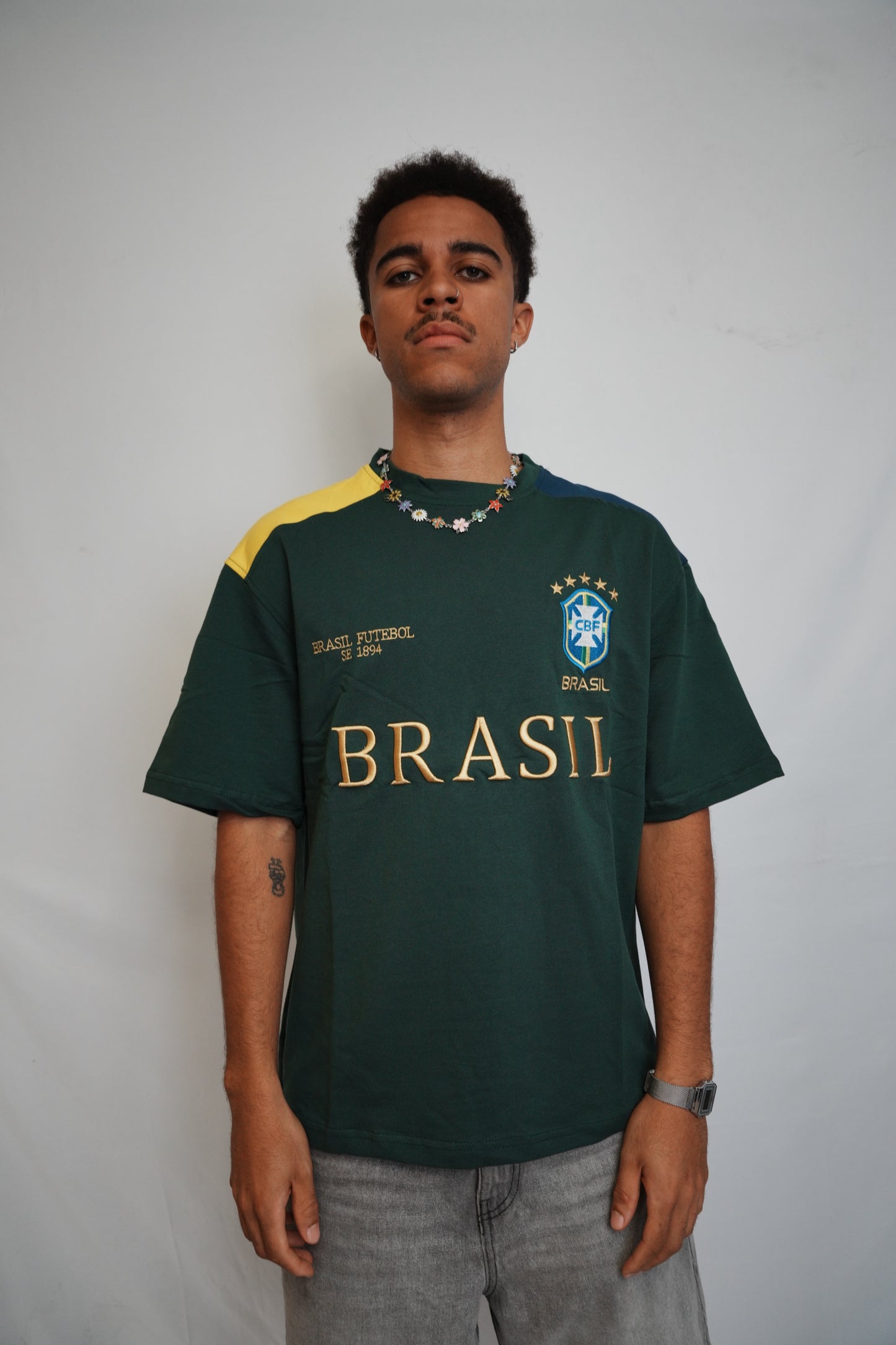 Brazil Green Crewneck
