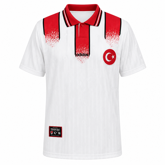 Turkiye 1996 White Home Jersey Euro 96 - Offside NY