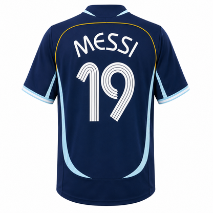 Argentina 2006 Messi 19 Away Jersey