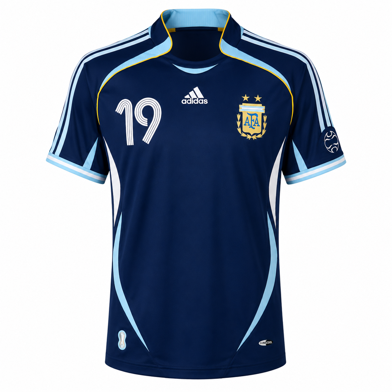 Argentina 2006 Messi 19 Away Jersey