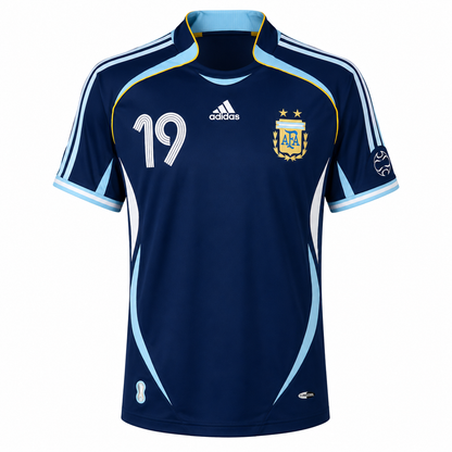 Argentina 2006 Messi 19 Away Jersey